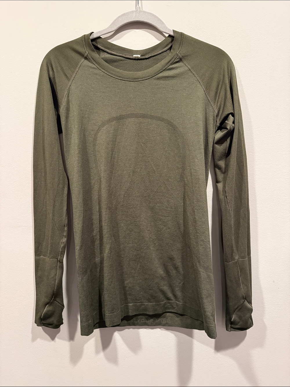 Lululemon Swiftly Tech Long Sleeve 2.0 Olive Green / Army Green- no size tag